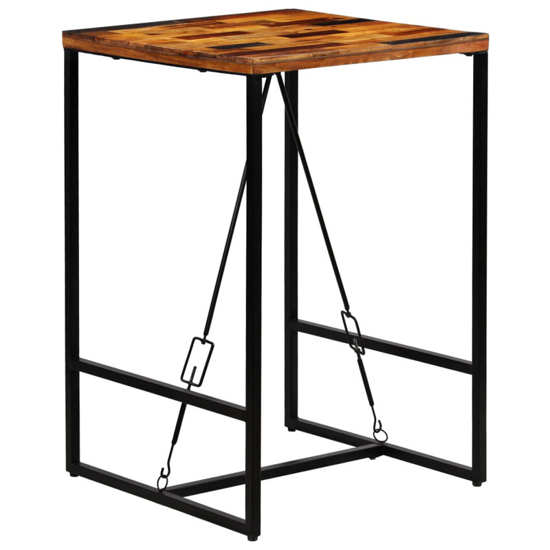 Lopez Solid Wood Top Dining Table, H106 x L70 x W70cm