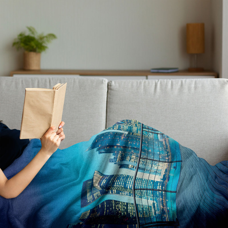 Hand Woven Throw Blanket, 60" x 80"
