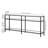 Ceno Glass Top Console Table-577272077-573150329