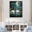 Cygnes, amour éternel, art mural sur toile-97170873-97170874