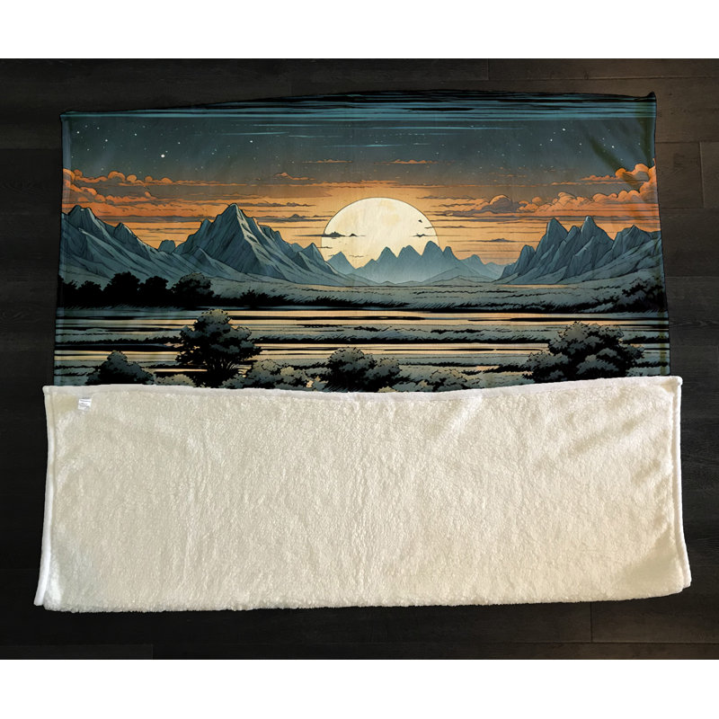 Throw Blanket, 51" W x 60" L