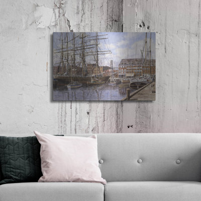 " NYC, Pier 28 Ca. 1876 " by Stanton Manolakas