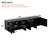 Retro Style Wood Grain TV Stand With Wavy Door For Tvs Up To 75"-1403766375