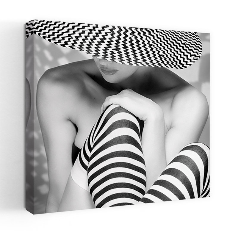 Art contemporain Portrait de zèbre contemporain, 32" H x 32" W