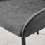 Aminata Veneer & Metal Round Dining Table With Ophelia Fabric Chairs - Modern Statement Design-1718514397-1718514398