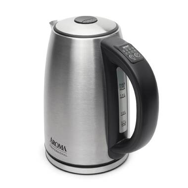 KENMORE Kenmore Digital Cordless Electric Kettle 1.7L, Stainless