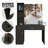 Wall Mount Salon Station With Mirror, Makeup Vanity With Storage Shelf, Barber Beauty Spa Salon Equipment Set-849683628