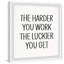 Cornwall The Harder You Work II - Single Picture Frame Print-643210814