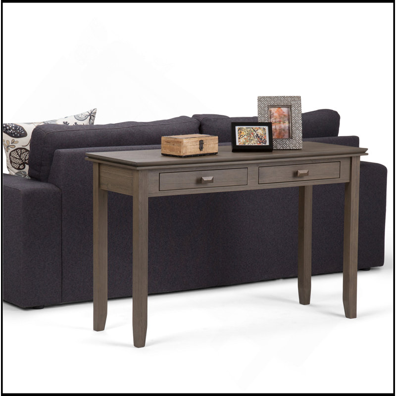 Artisan - Console canapé - Gris campagne, Marron foncé