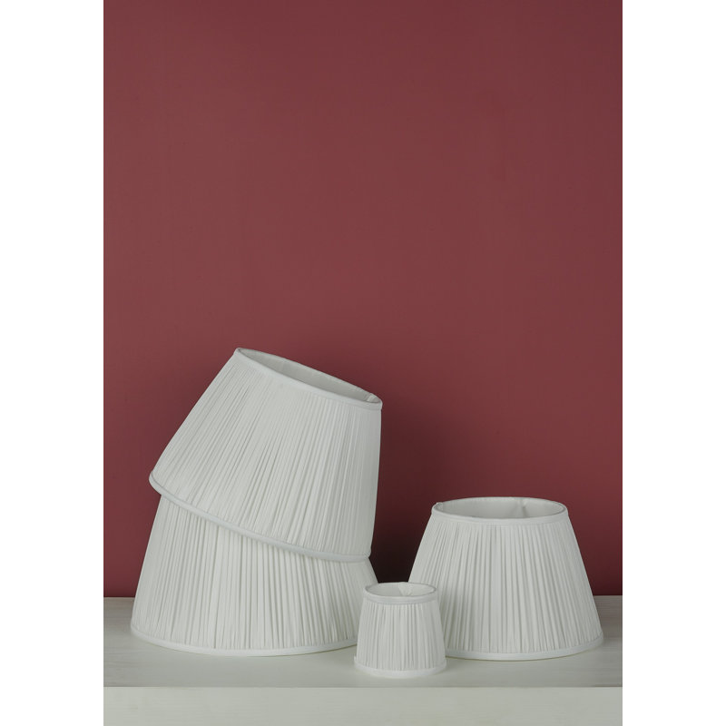 Faux Silk Empire in Ivory, 12.5 H x 14 W x 14 D cm