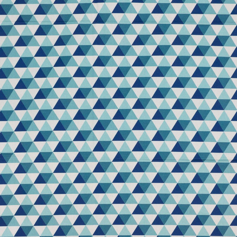 Tissu 100% coton Giza, Geai bleu