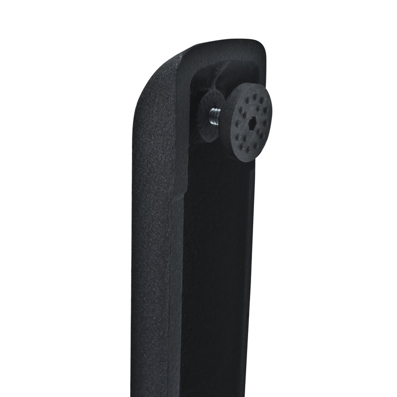 Table de salle à manger Regain Cain, Gris cendre / noir, H 29 po x L 42 po x P 42 po