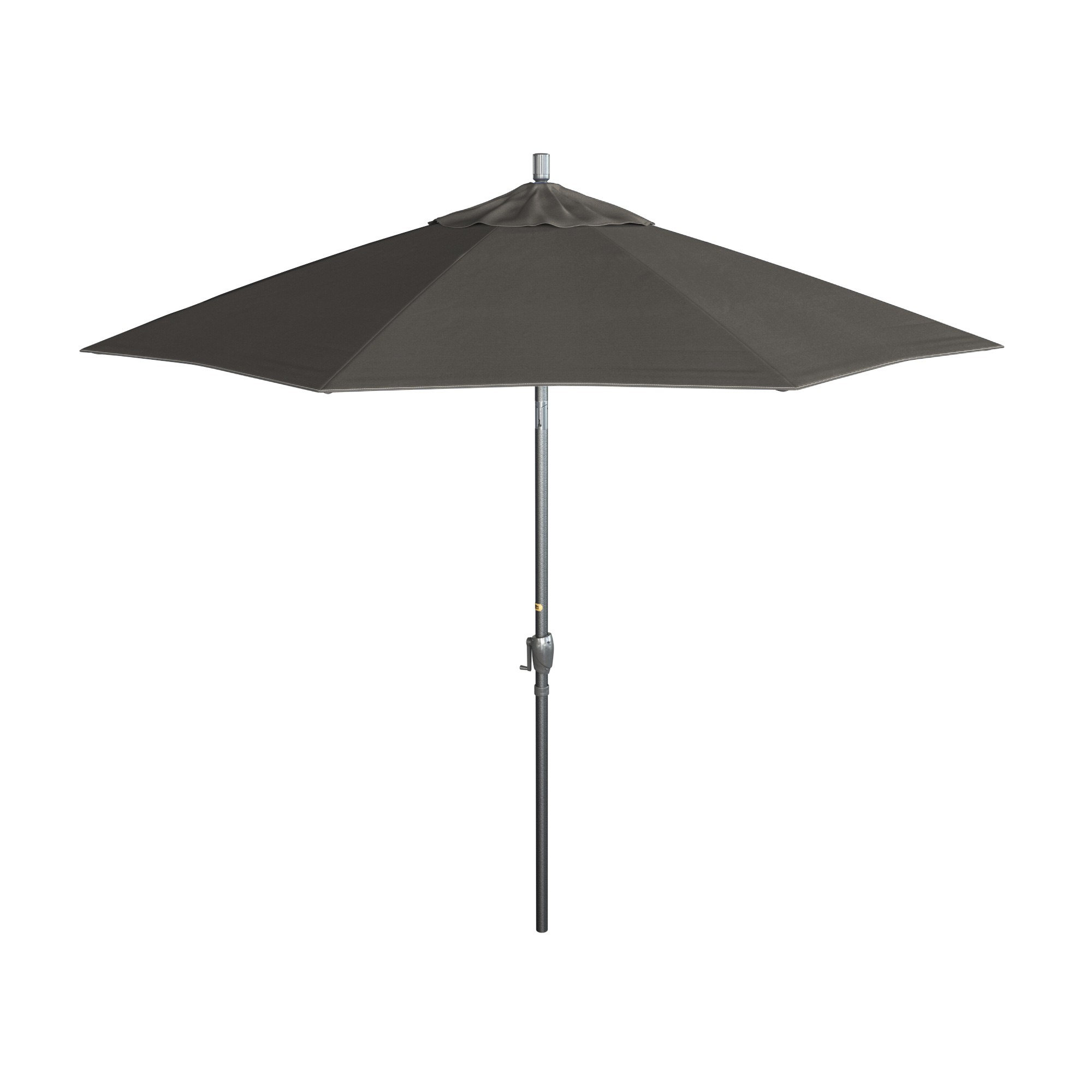 Lexia 90'' Sunbrella® Outdoor Umbrella, Canvas Charcoal Sunbrella® Canvas