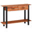 110cm Solid Wood Top Console Table