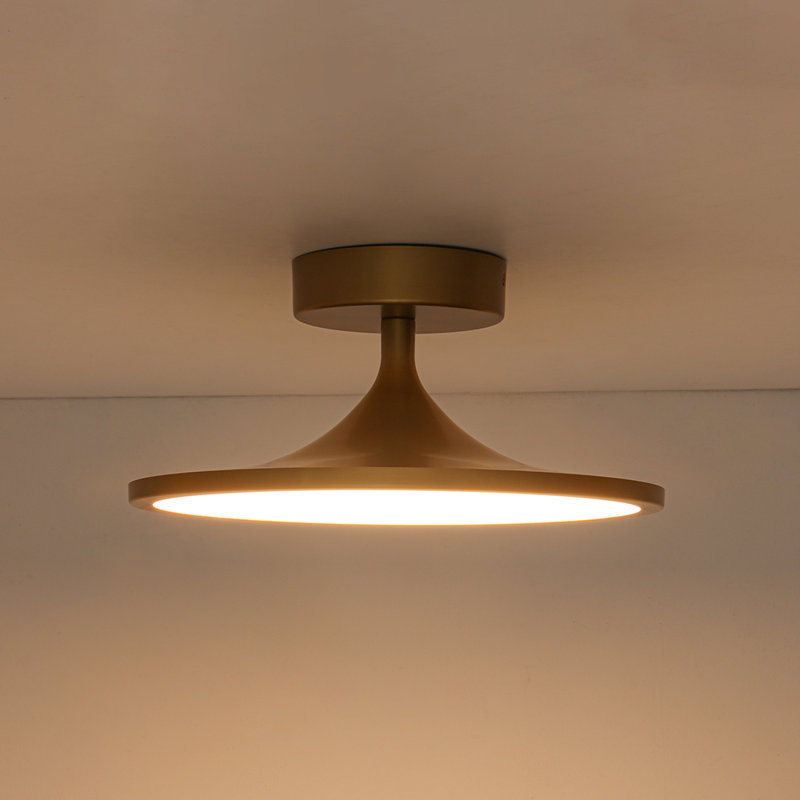 Plafonnier semi-encastré rond 11,8 po à DEL à intensité variable