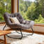 Fleece Fabric；Iron Rocking Chair-703082239