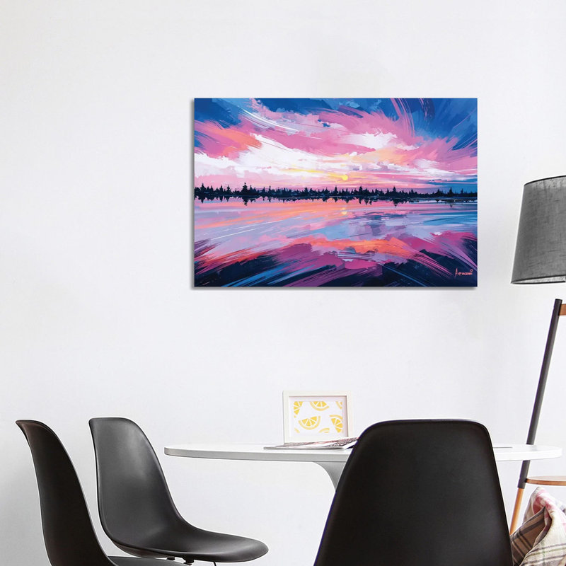 Sky Mirror by Alena Aenami - Wrapped Canvas Painting, 101.6 cm H x 66.04 cm W x 1.91 cm D