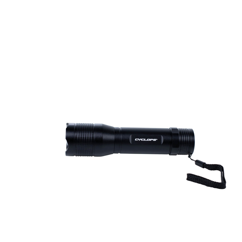 11.2'' Battery Powered Integrated LED Flashlight, 1500, 5" H x 1.25" W x 1.25" D