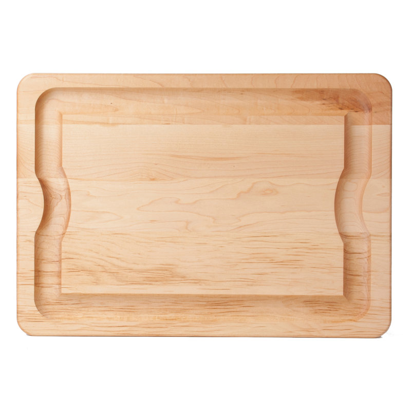 J.K. Adams Maple Wood BBQ Cutting Board, 16" L x 12" W, Yes