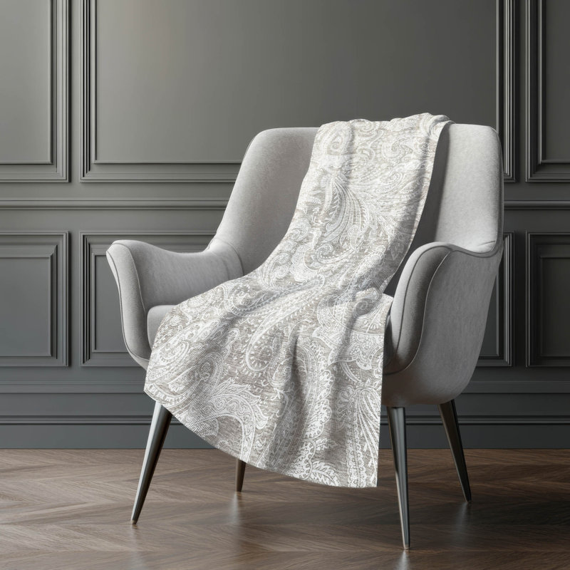 Jeté en cachemire Addison Sherpa ASB654, Taupe