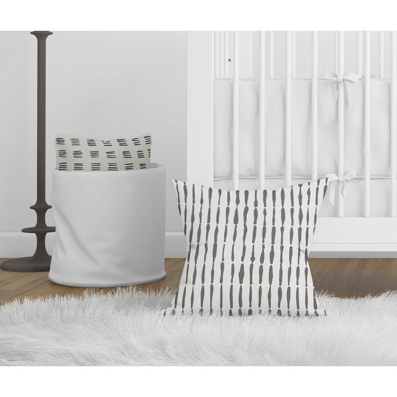 Coussin décoratif gris anthracite Chuck
