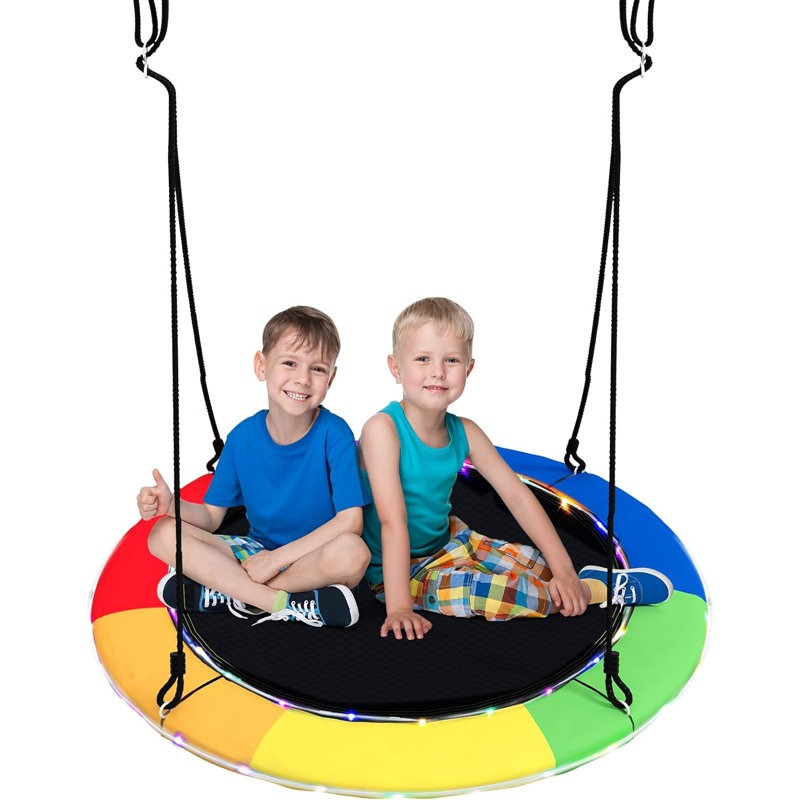 Freeport Park Swing Seat with Chains, Colourful