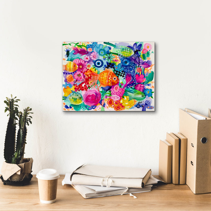 Art mural sur toile Highlands Dunes par Fish Zarika, H 12 po x l 16 po x P 0,75 po