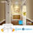 3-Light Integrated Flush Mount Spot Lights, Dimmable, 36W, Multi-Directional, CRI90+, Warm White