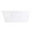 Hibiscus 67" Rectangular Acrylic Soaking Tub with Integrated Drain, Overflow and Tap Deck