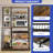 Neta 39.4'' W Metal Height -Adjustable Shelving Unit