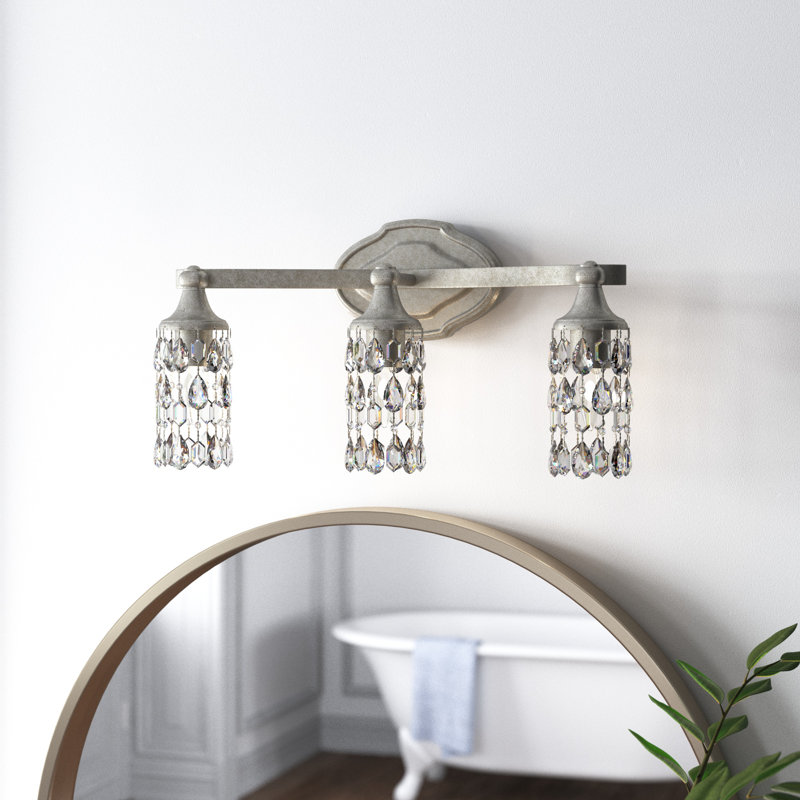 Betta 3 - Light Dimmable Vanity Light, Antique Silver