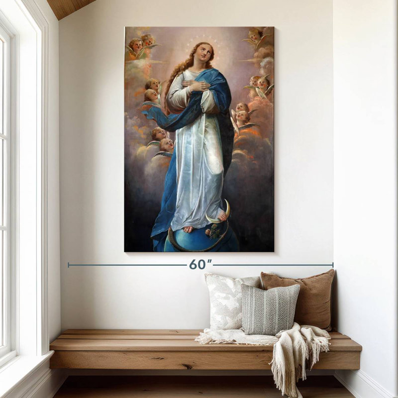 Vierge Marie Adella, H 51 po x l 34 po