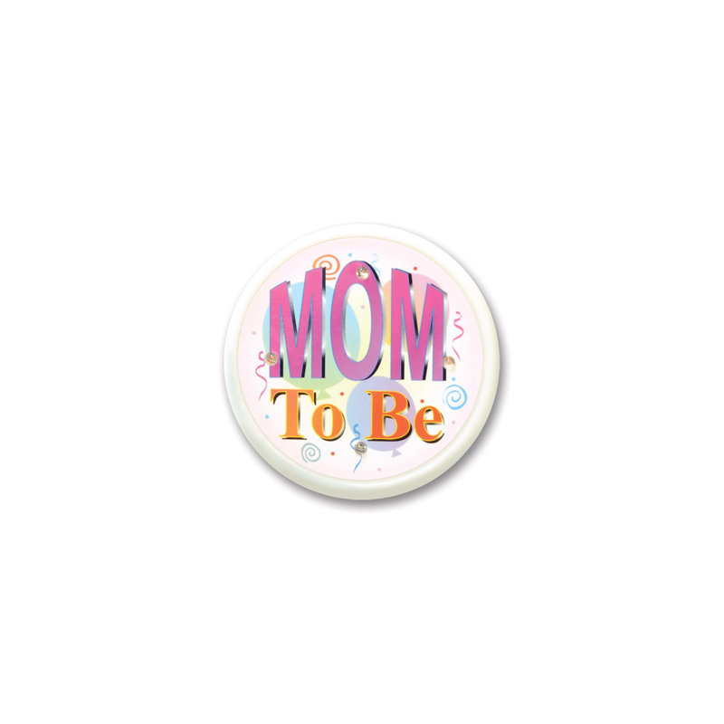 «Mom To Be Flashing Button»
