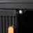 Side Wide Folding Storage Cabinet With Wheels