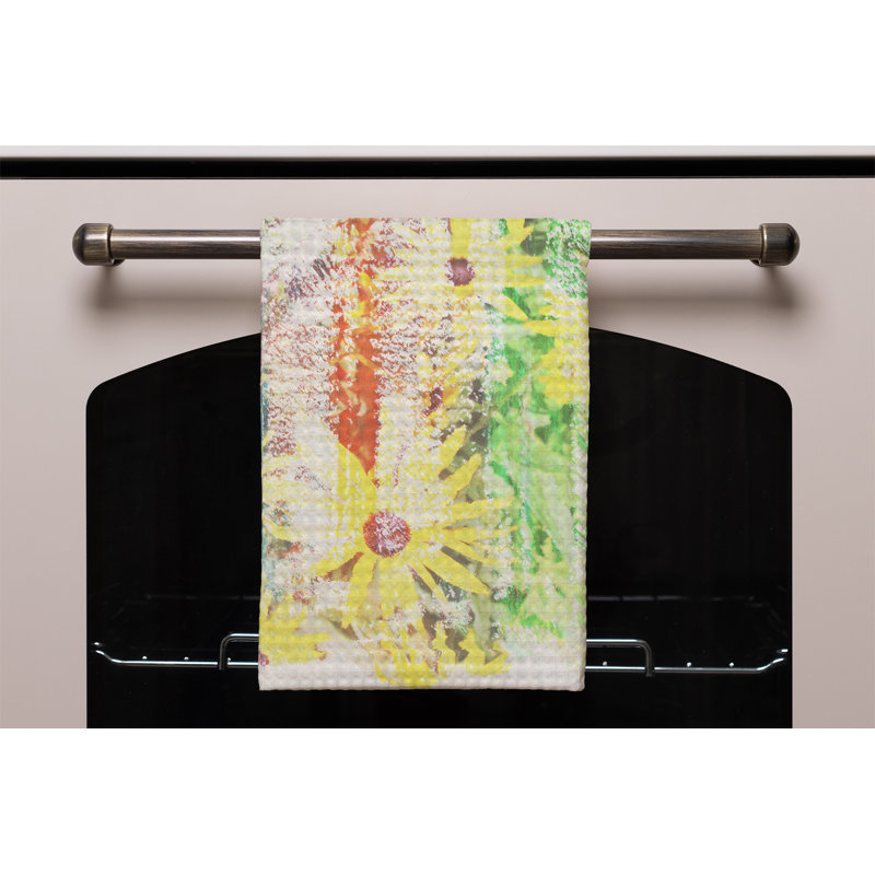 Cotton Floral Tea Towel Kitchen Towel