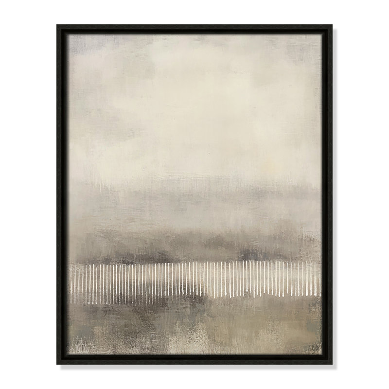 Équilibre équilibré «I» par Irena Orlov, H 21,5 po x l 17,5 po, Flottant espresso