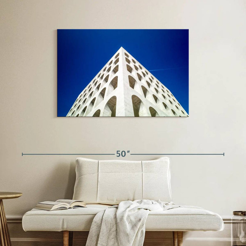 Colosseo Quadrato In Rome, 26" H x 39" W
