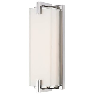 Cubism 1 - Light LED Dimmable Chrome Armed Sconce -  George Kovacs, P5219-077-L