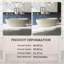 Baignoire de trempage autoportante 67 po