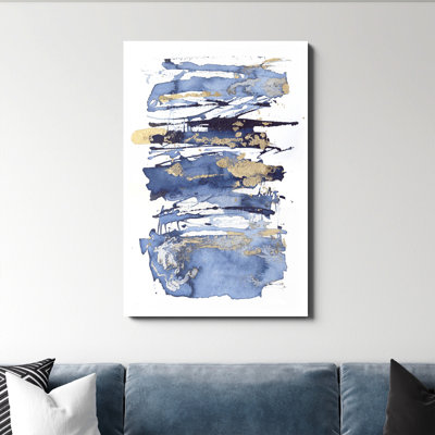 «Blue Rapture I» par Julia Contacessi, reproduction d'art sur toile tendue