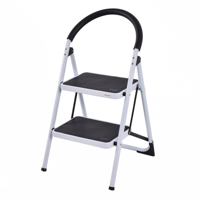 2 - Step Steel Lightweight Folding Step Ladder