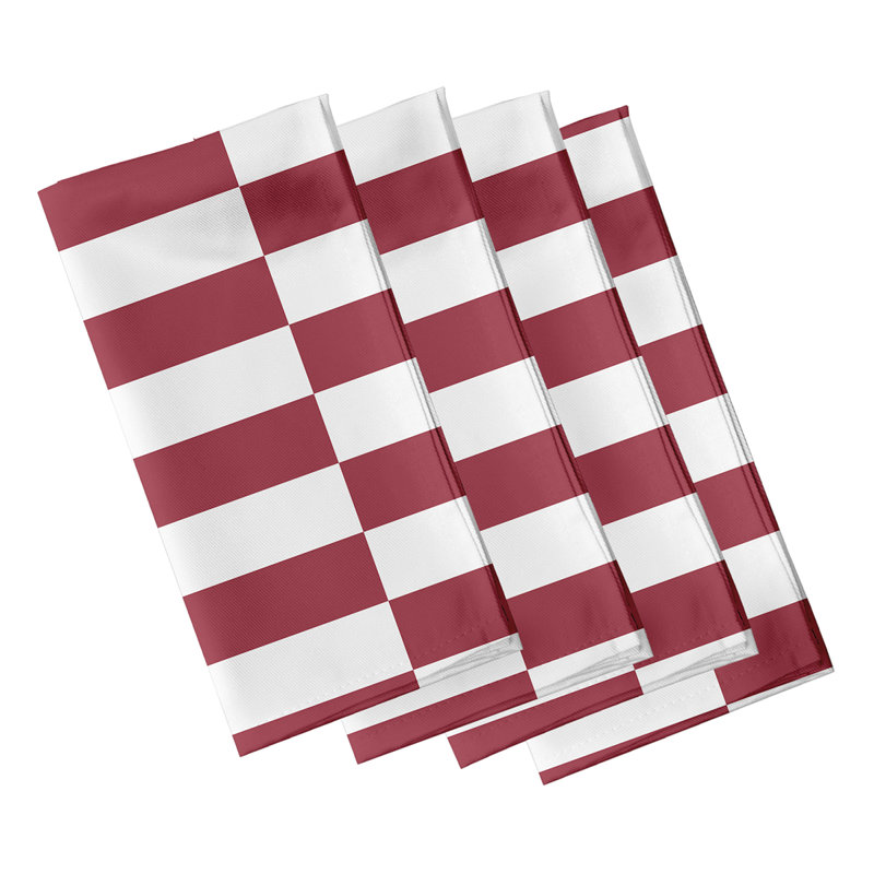 Ensemble de serviettes 4 pièces Buffington, L 18 po x L 18 po, Rouille