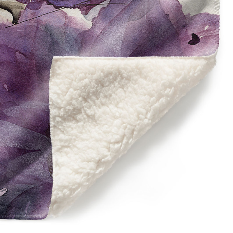 Couverture sherpa doux , 68 po x 80 po