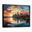 «San Diego City at Cloudy Dawn», reproduction sur toile-2068839478-2068839473