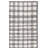 Plaid Handmade Tufted Ivory/Black Area Rug-2124342446