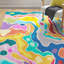 Tapis lavable multicolore Well Woven-441774548