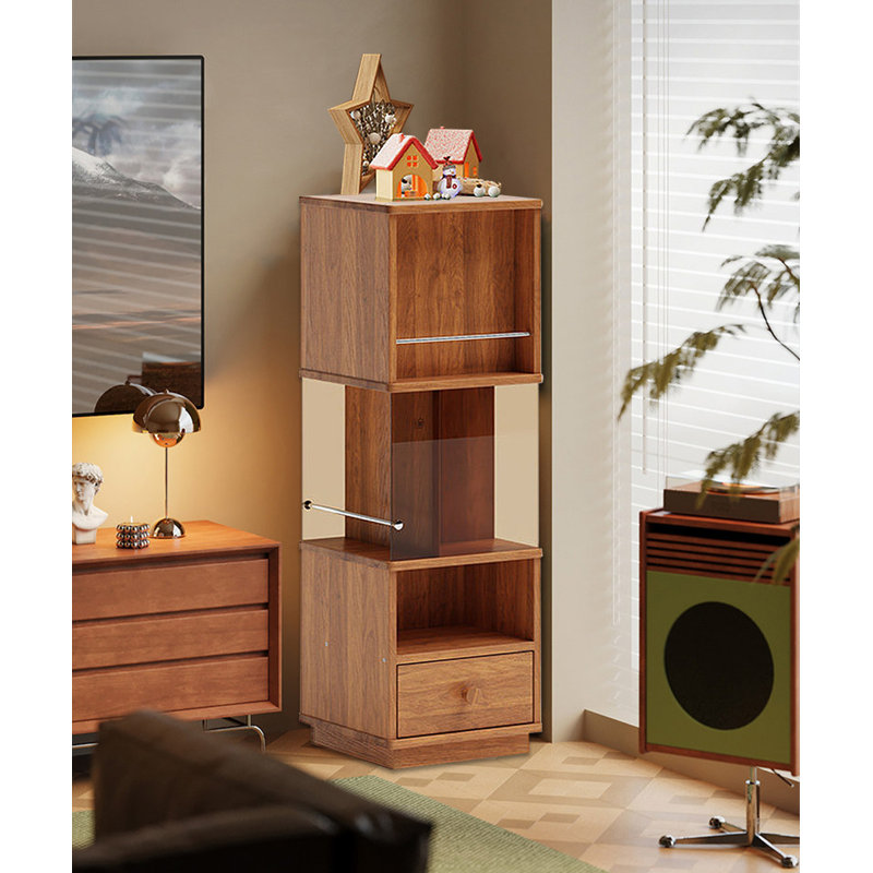 Armoire d'appoint Modern, Couleur de bois de cerisier