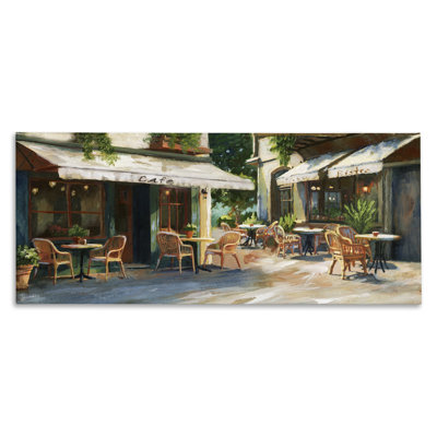 Toile ensoleillée pour l'extérieur Parisian Cafe, design par Nan