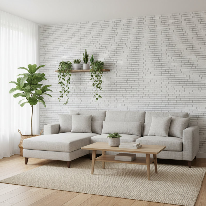 Bristol Marble Linear Mosaic Wall Tile