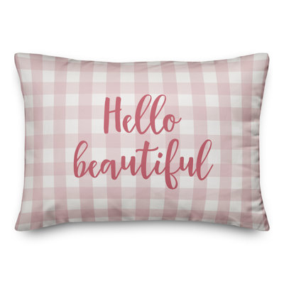 Plaid Throw Pillow